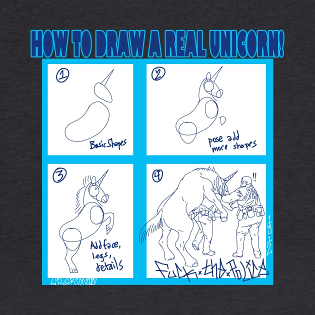 How to draw a real unicorn by gilgrim